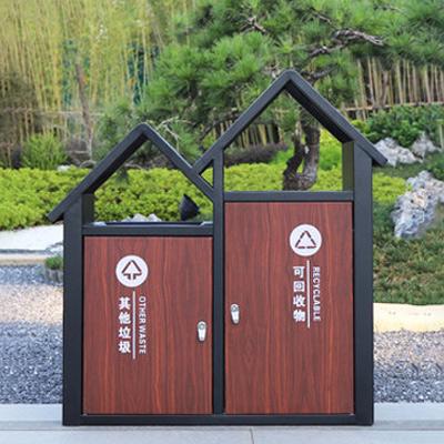 异形分类垃圾桶100X45X98