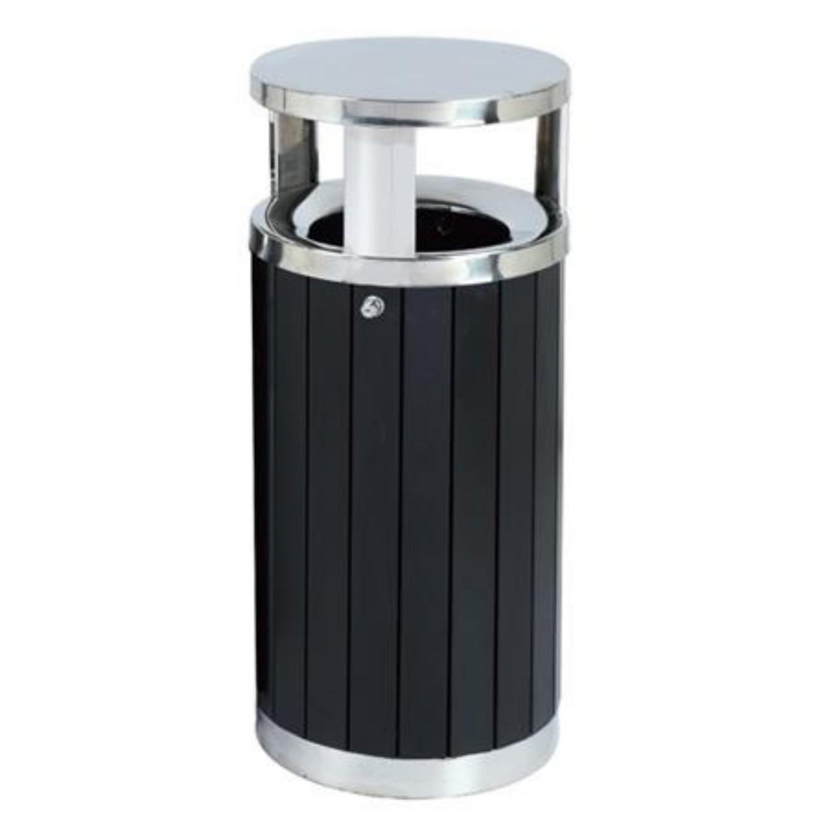 钢木垃圾桶0604 38X87.5