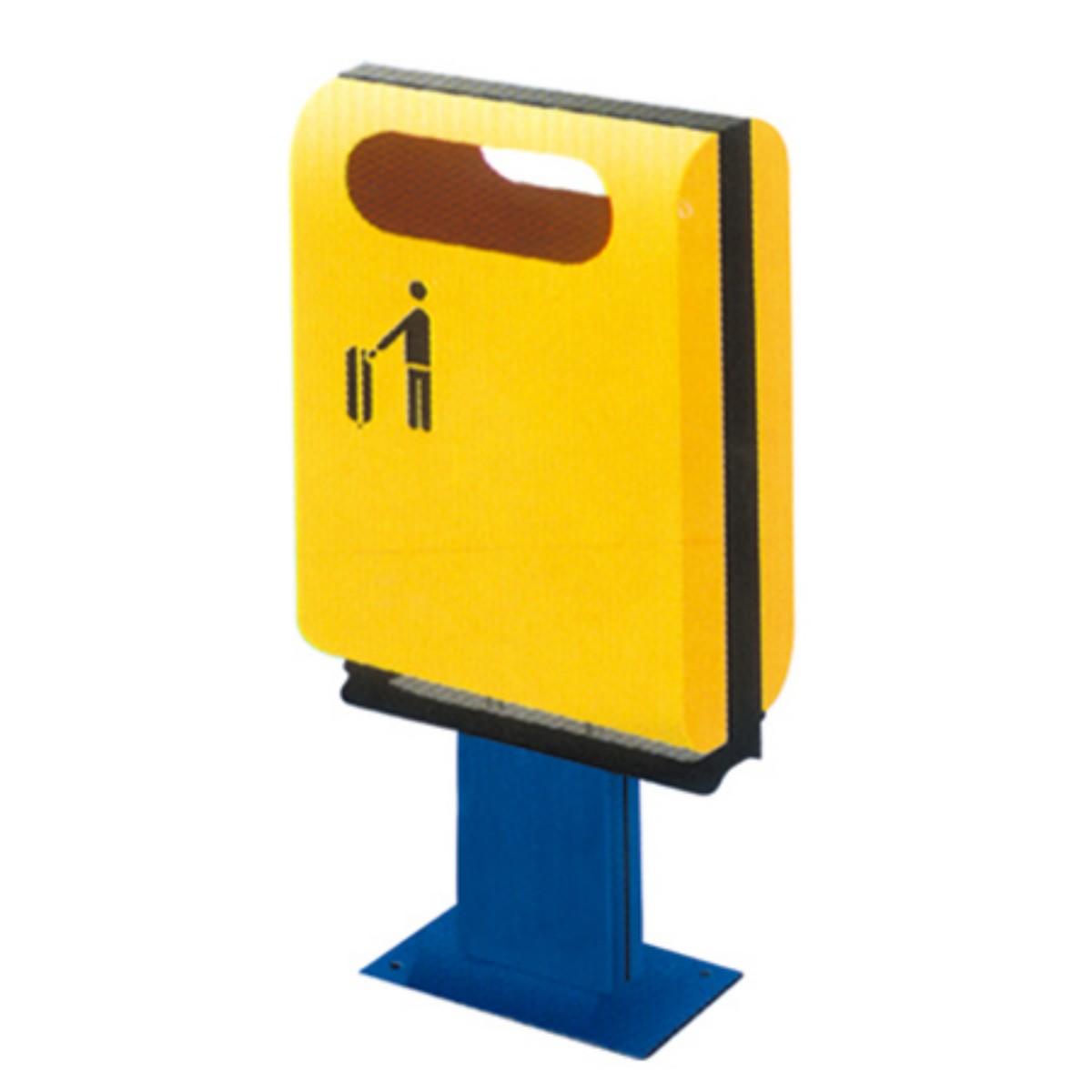 钢板垃圾桶4106 40X25X88