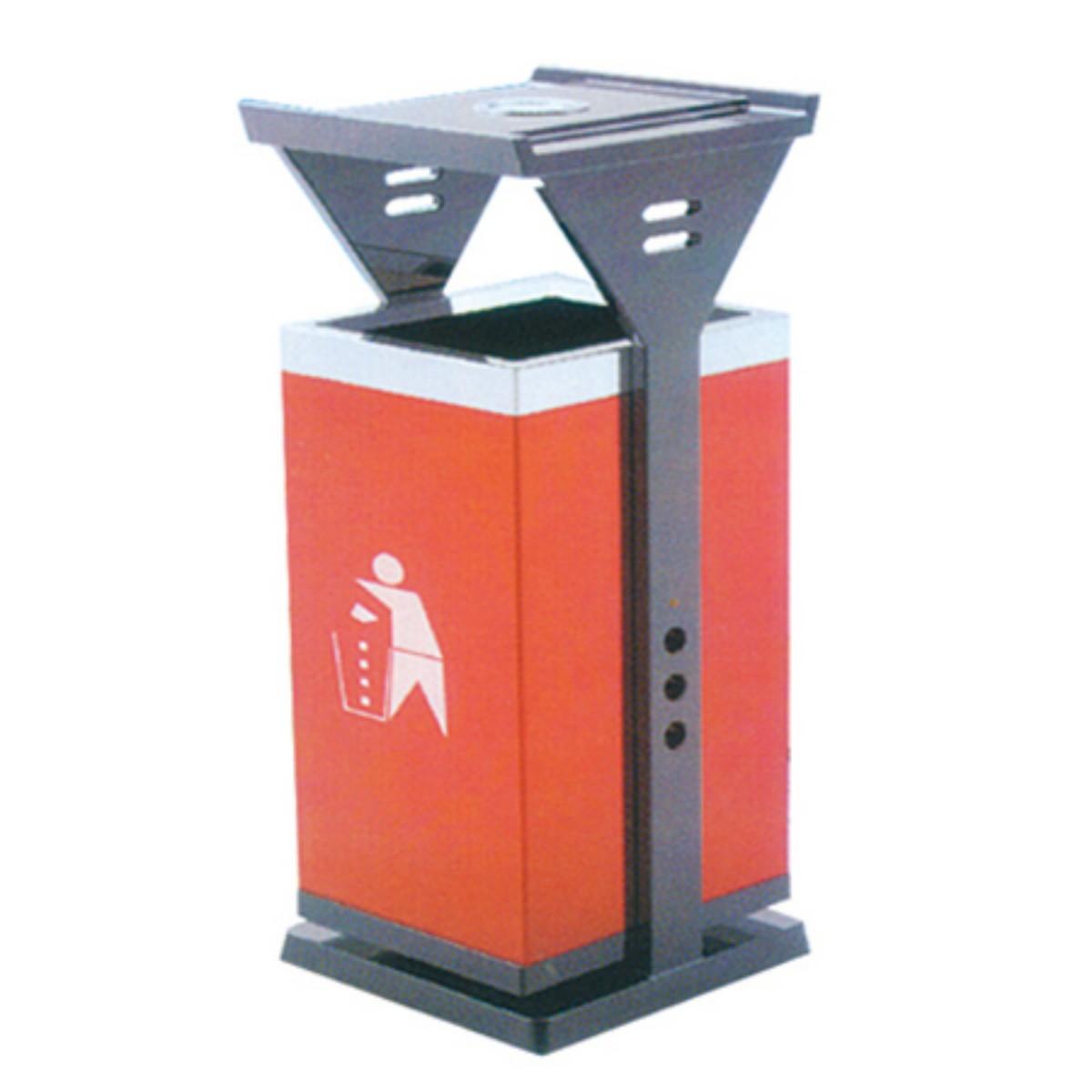 钢板垃圾桶-4107 40X40X90