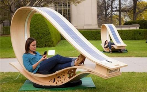 太阳能户外休闲椅