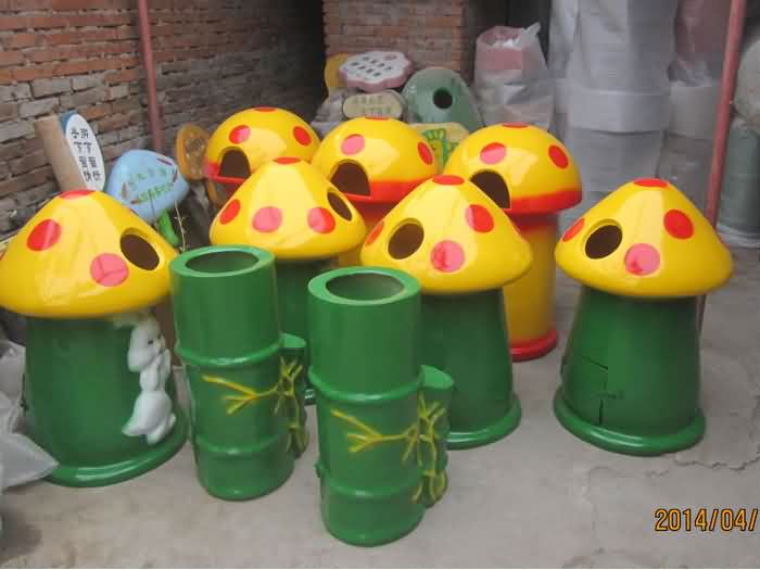 玻璃钢桶垃圾桶-BLG55