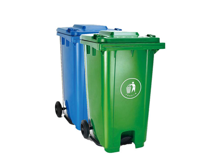 塑料脚踏垃圾桶