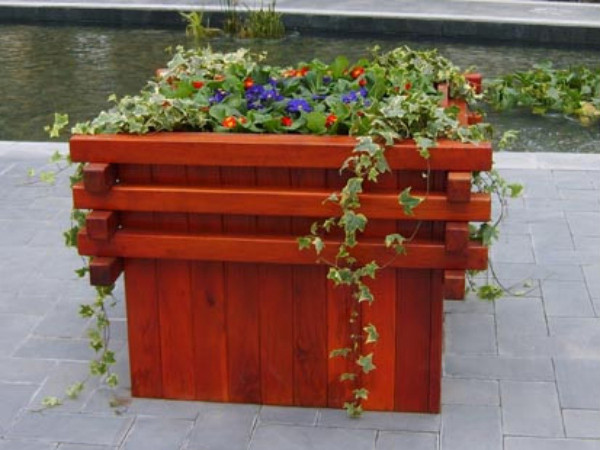 户外防腐木花箱-40