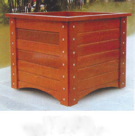 户外防腐木花箱