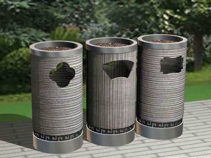 玻璃钢桶垃圾桶-BLG42